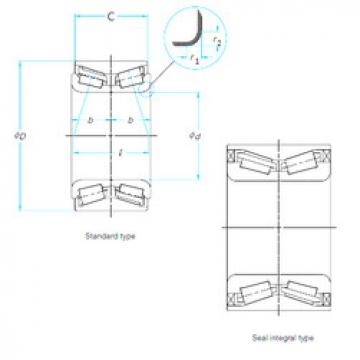 Bearing 38KWD01A NSK