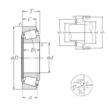 Bearing 4T-JL69349/JL69310 NTN