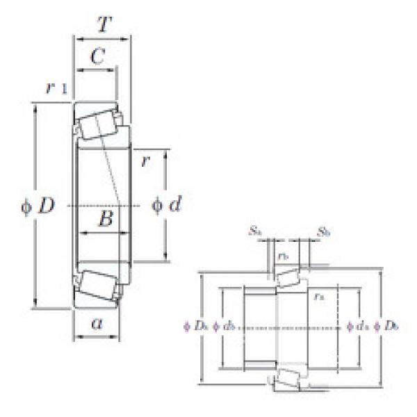 Bearing 370A/362A KOYO #1 image