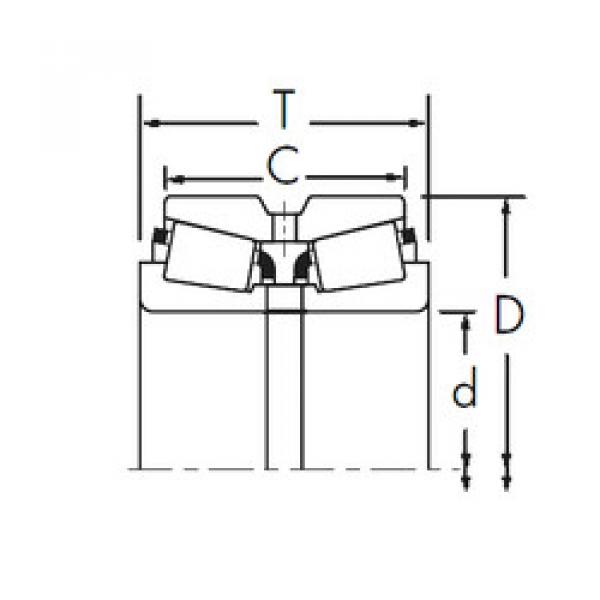 Bearing 33262/33462D+X1S-33262 Timken #1 image