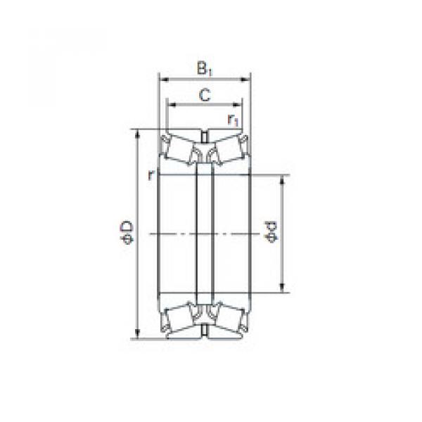 Bearing 380KBE131 NACHI #1 image