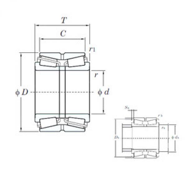 Bearing 46T30215JR/51,5 KOYO #1 image